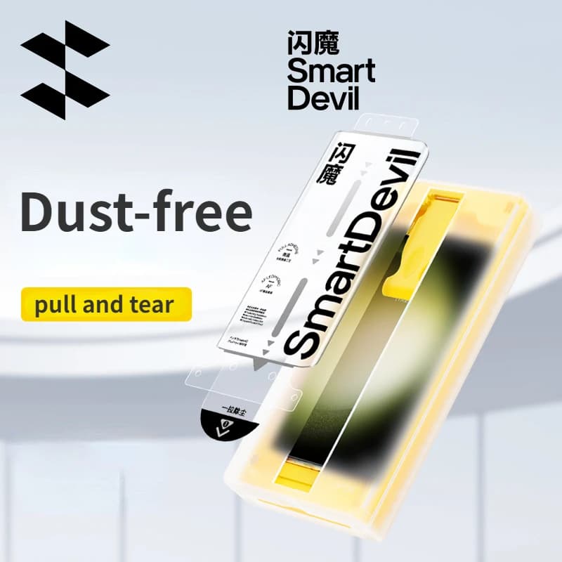 Protecteur d'écran microcristallin SmartDevil pour Samsung S26 S23 Ultra S22 Ultra, film souple entièrement collé, couverture complète,