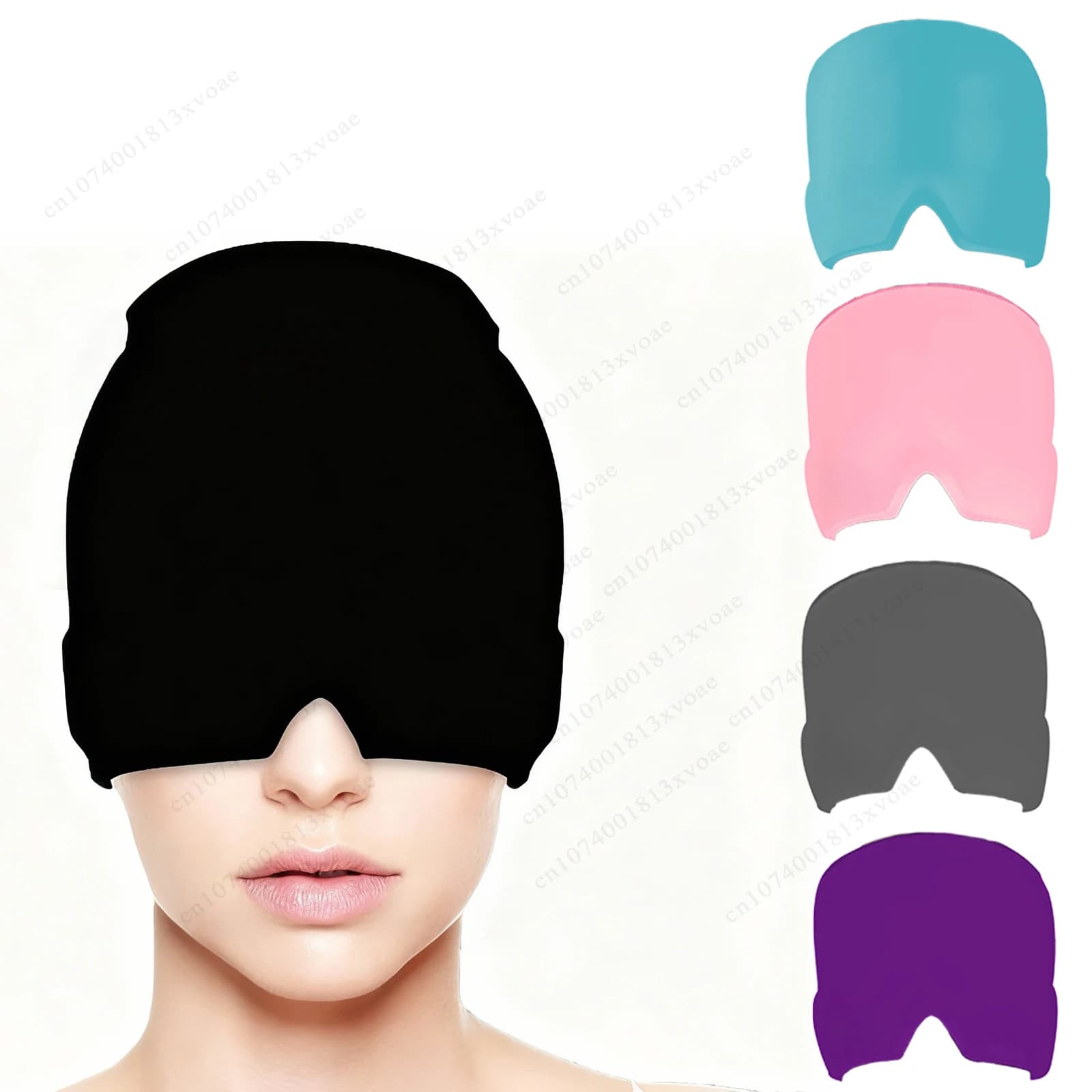 Capuchon de soulagement de la Migraine, capuchon de glace en Gel, couvre-chef monocouche, Pack de glace, soulagement de la douleur, compresse