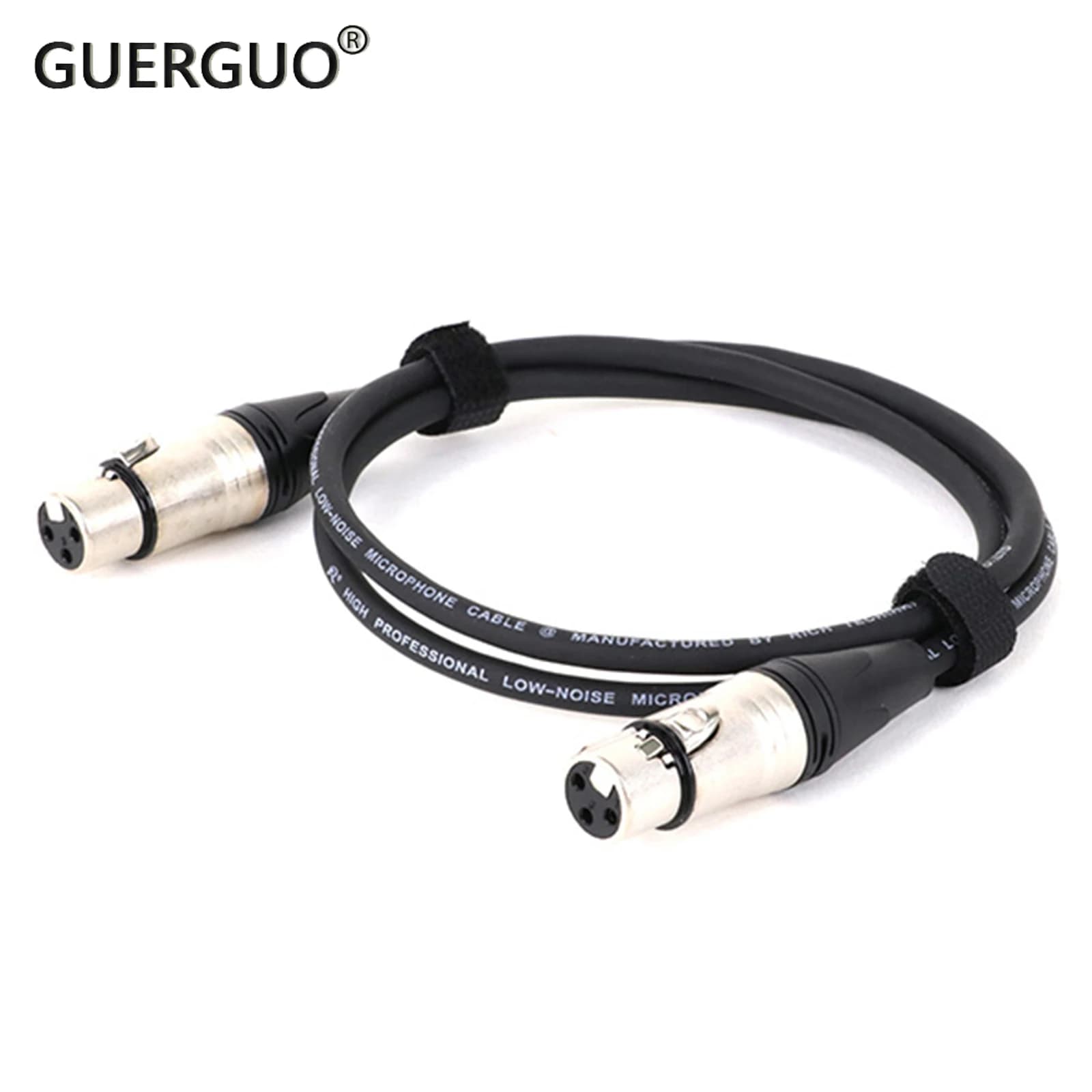 Balchoses-Câble XLR femelle vers femelle, adapté aux microphones, station de radio, éclairage de scène, 0.3m-15m ou personnalisation, directions