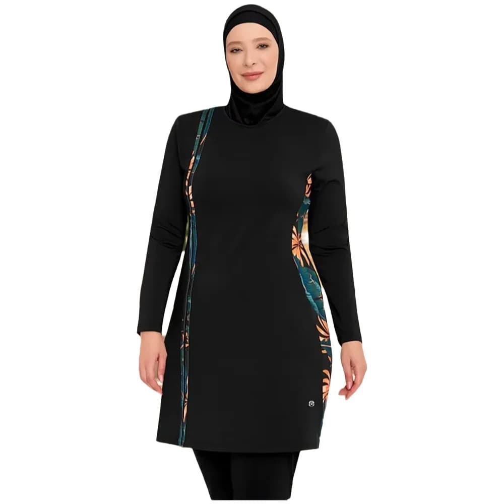 3 pièces mince Style sportif burkini Femmes maillot de bain musulman Femmes modeste maillot de bain maillot de bain Hijab haut pantalon