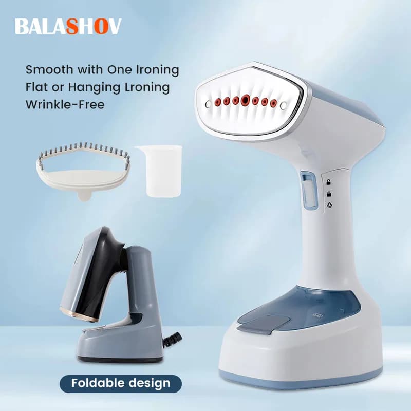 Machine à repasser à main de 150ml, 1500W, vapeur rapide pour vêtements, vapeur domestique pour tissus, pour la maison et les voyages