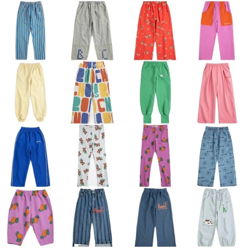 Shorts pour enfants BC26, nouveau style d'été, pantalons de sport, pantalons en jean pour garçons et filles, pantalons décontractés amples pour