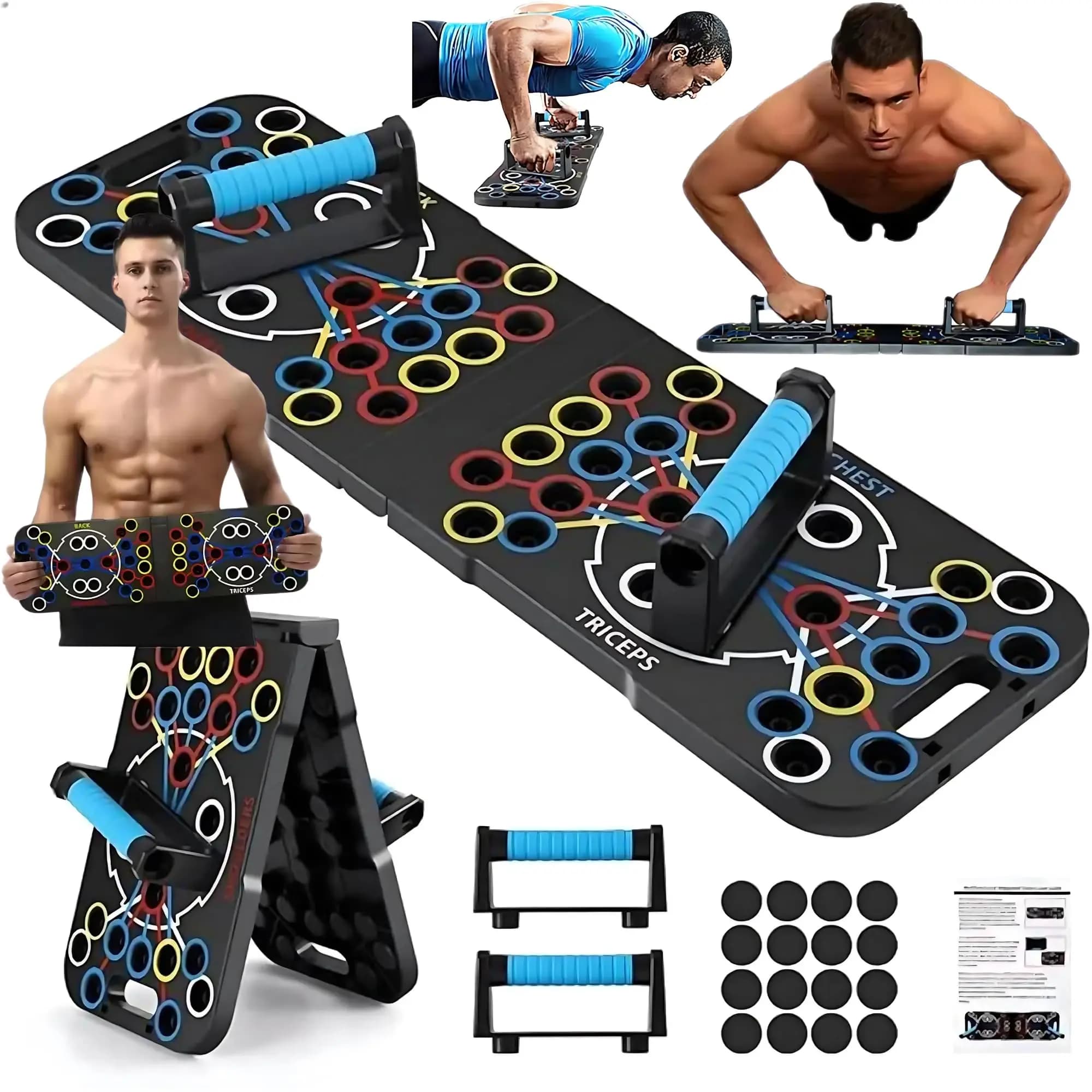 Planche de soutien Push Up multifonctionnelle, exercice de poitrine et de Muscles abdominaux, planche d'entraînement domestique pour hommes et