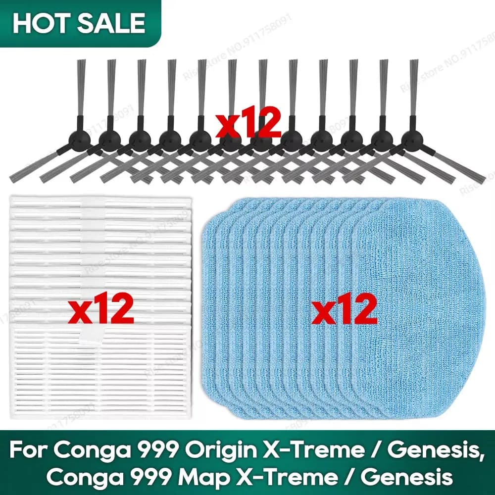 Kit de pièces de rechange pour Conga 999 origine x-treme/genesis, 999 Map x-treme/genesis, Conga M10 x-treme, accessoires de filtre
