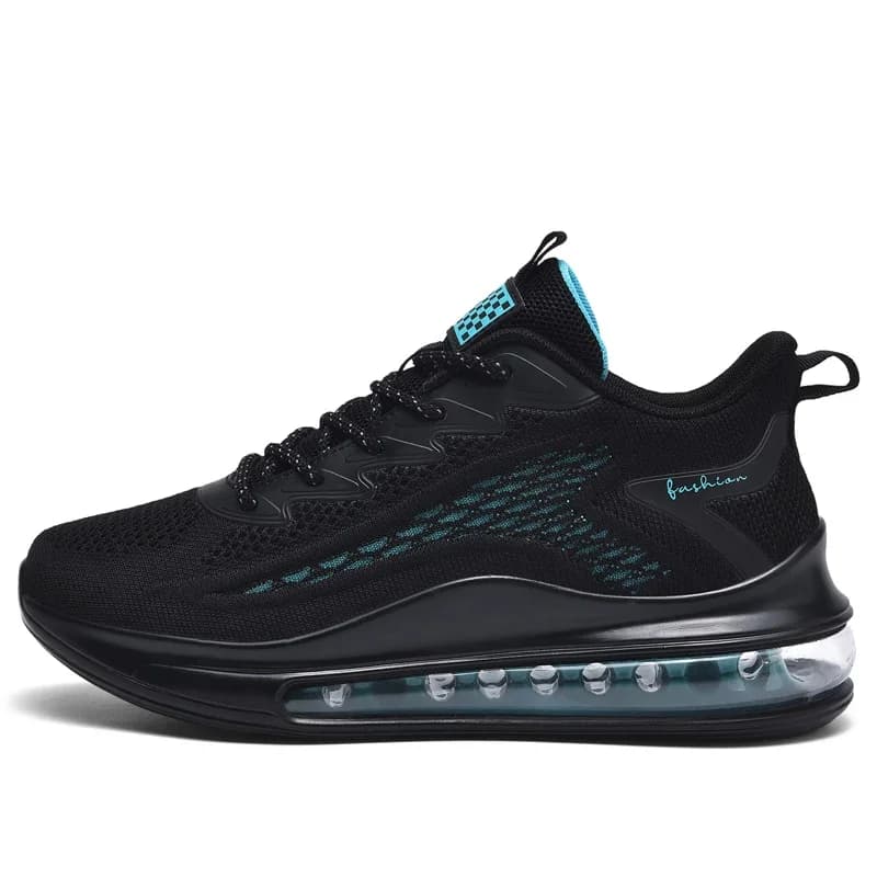 Chaussures de course à coussin d'air pour hommes et femmes, baskets de sport respirantes pour Marathon, légères, confortables, d'entraînement
