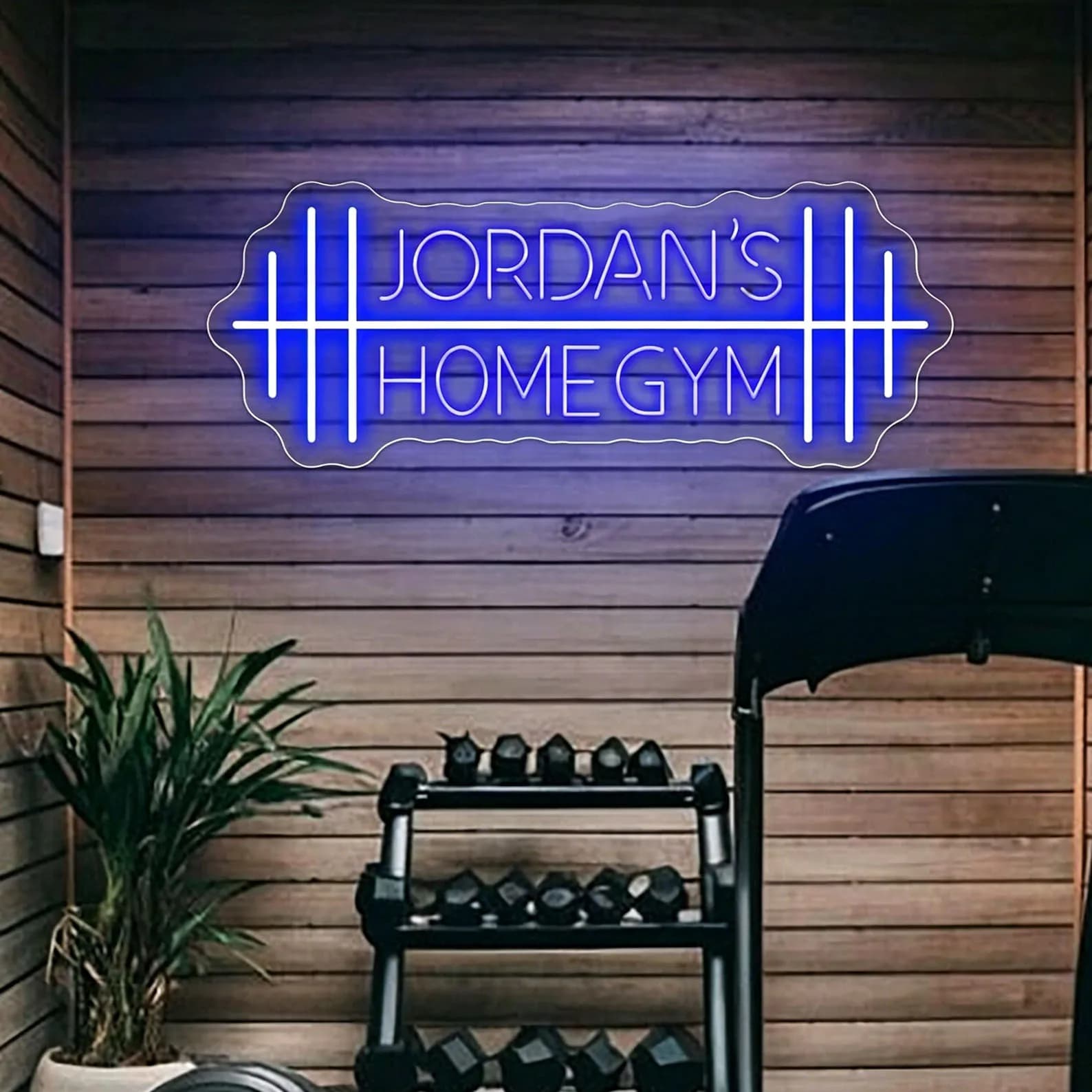 Enseigne néon personnalisée pour salle de sport à domicile, enseigne personnalisée "Power House", enseigne pour salle de sport Crossfit, enseigne