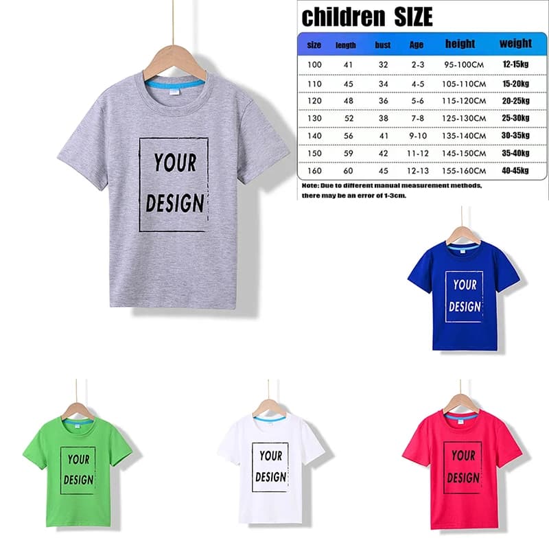 Été enfants T-shirt de base garçons col rond hauts T-shirt 2025 enfants à manches courtes t-shirts filles couleur unie t-shirts vêtements en gros