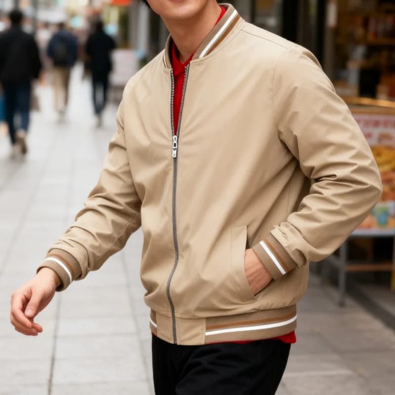 Veste coupe-vent décontractée pour hommes, nouvelle Collection printemps et automne, couleur unie, confortable, fermeture éclair, mode, 2026