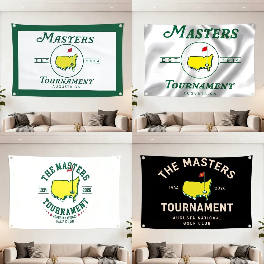 Drapeau de golf Flying M-Masters Q, décoration pour pique-nique en plein air, fête, art suspendu, maison, camping, bannière de fête, meilleures