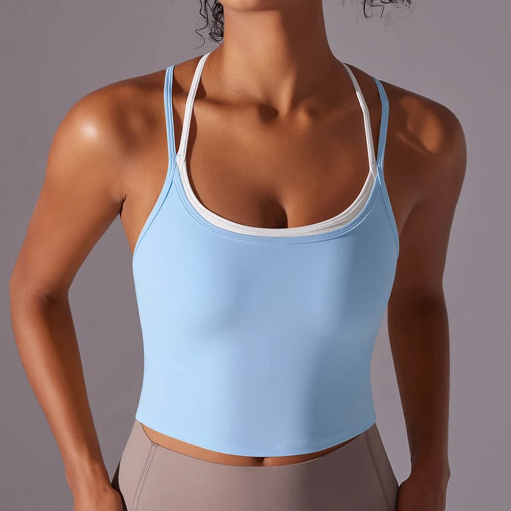 Soutien-gorge push-up dos nu pour femme, sous-vêtement de sport, d'entraînement, de yoga, de fitness, de course à pied