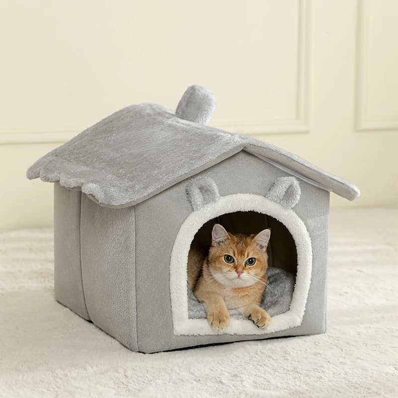 Maison pliable pour animaux de compagnie, amovible et lavable, grotte pour chiots, canapé, lit pour animaux de compagnie, pour chiens Extra petits et