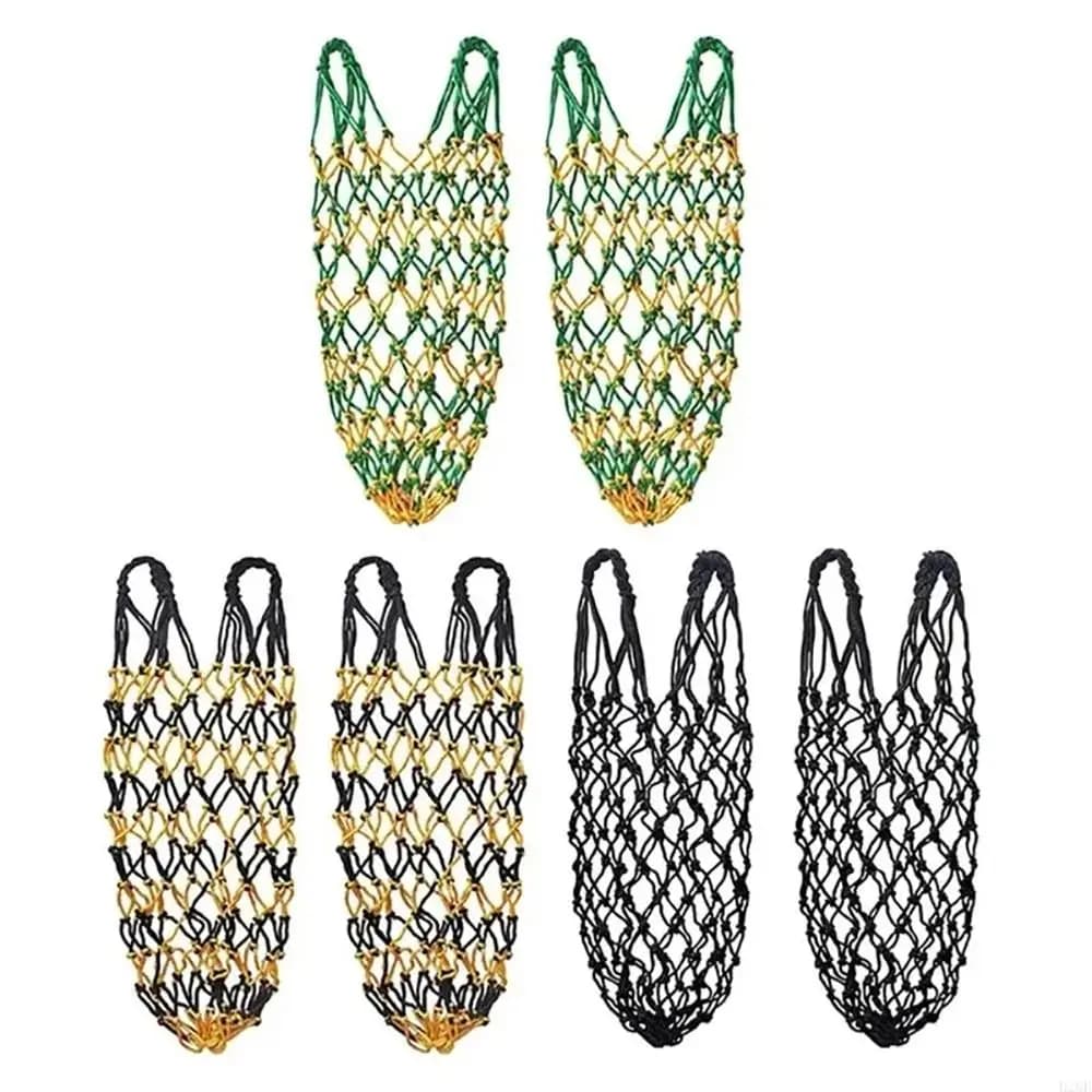 2 pièces/ensemble nouveau filet de foin à alimentation lente suspendu 40 pouces sac de foin pour cheval sac d'alimentation de foin de grande