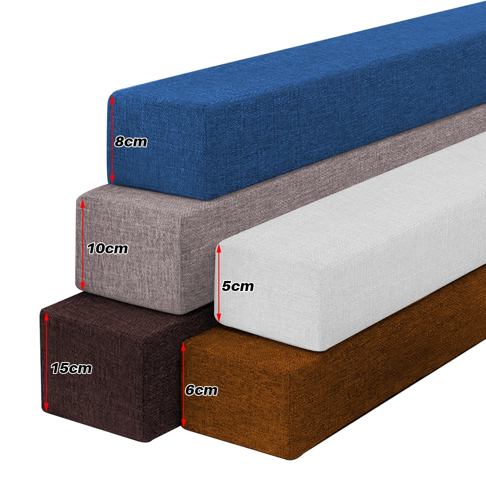 Remplisseur d'espace pour matelas, écartement de lit, extension de lit, coussin de tête de lit, coussin de lit mural