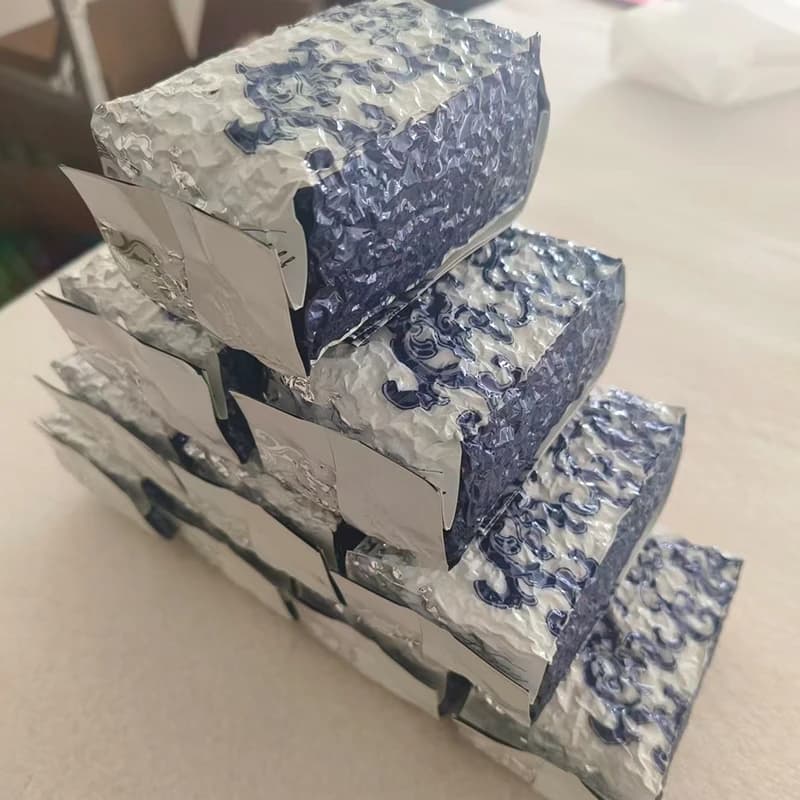 Sachet de thé Oolong classique bleu et blanc, série A li Shan, en feuille d'aluminium épaisse, emballage sous vide TaiWan DongDing, 150g, sachet de