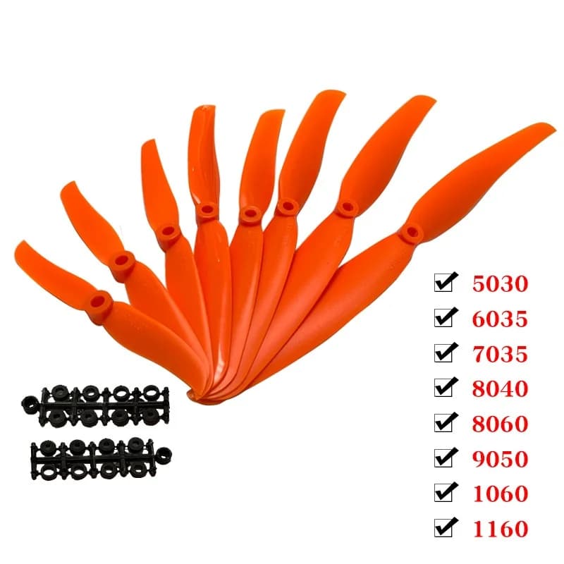 GEMFAN 5030 6035 7035 8040 8060 9050 1060 hélice électrique à entraînement Direct pour modèles RC avion pièces de Drone d'avion à voilure fixe