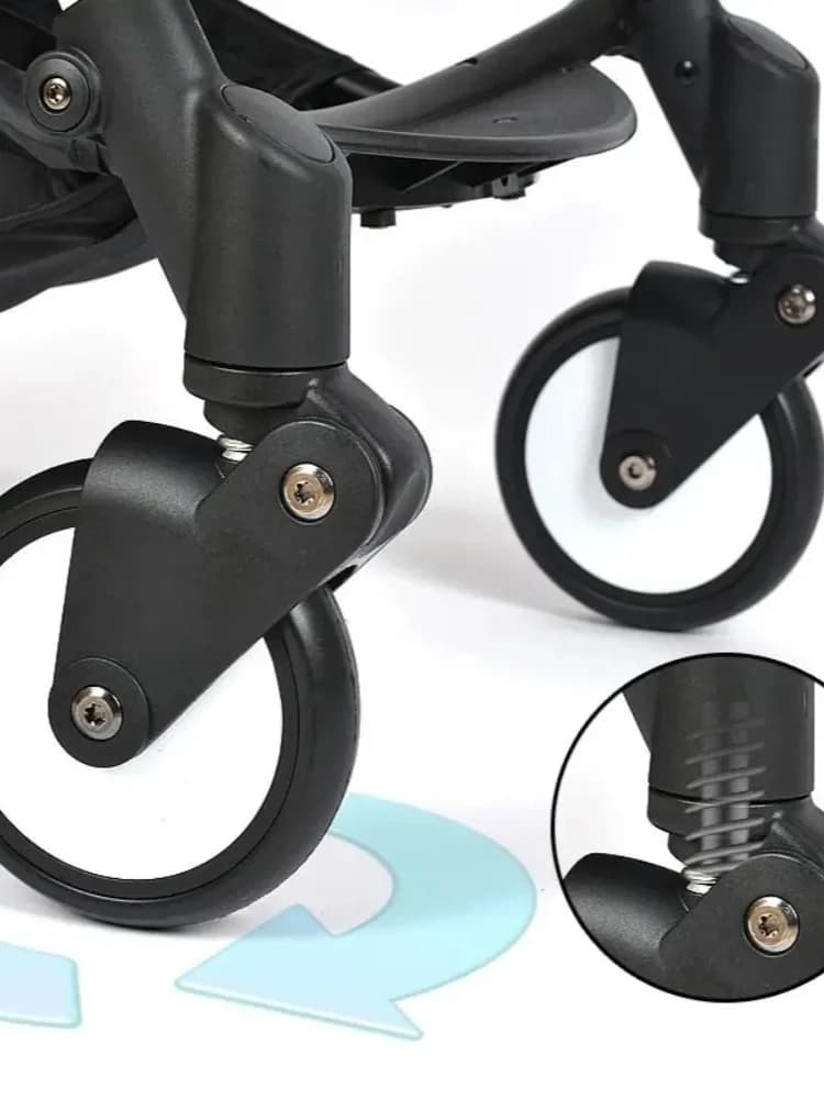 Roues avant et arrière pour poussette bébé Babyzenes Yoyo Yoya YuYu, nouveaux accessoires pour poussette