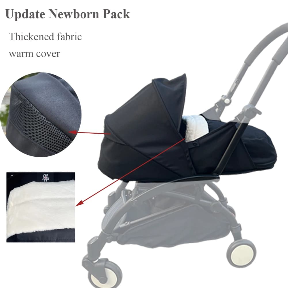 Accessoires de poussette 0 +, panier de couchage épais pour nouveau-né, nid de naissance de 0 à 6 mois, adapté aux poussettes Babyzen YOYO, Mode