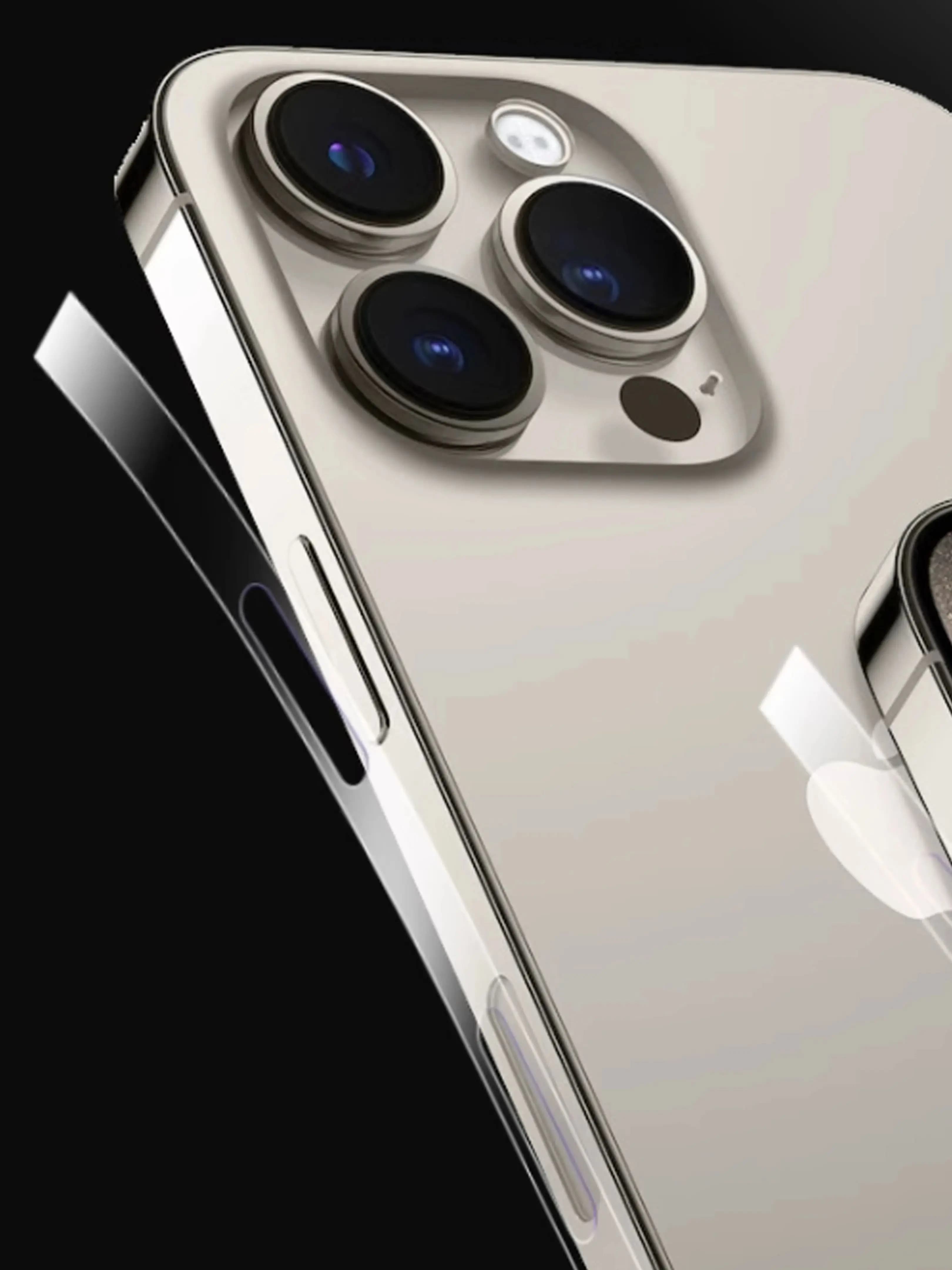 2 films protecteurs d'écran HD mats en hydrogel souple transparent pour iPhone 17 Pro Max, film arrière mat pour téléphone