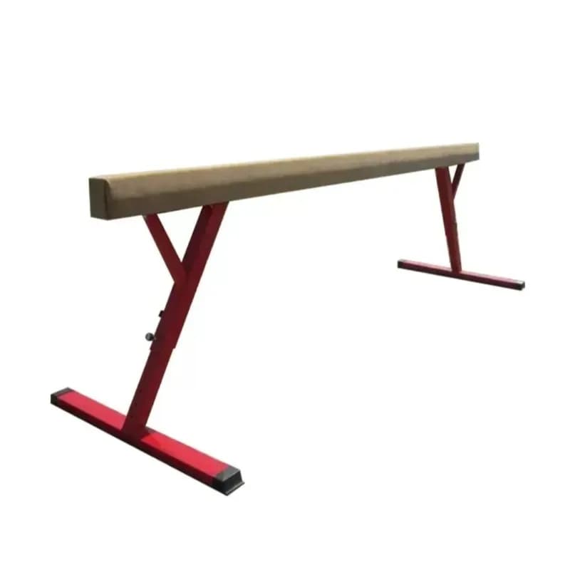 Barre de gymnastique de 2 m, grande barre d'équilibre relevable, hauteur réglable de 80 à 120 cm pour les compétitions et l'entraînement de