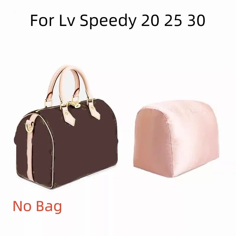 Doublure de Support de sac en tissu de soie Pure faite à la main, pour LV Speedy Nano 25 30 35, sac à main Anti-déformation, organisateur de sac