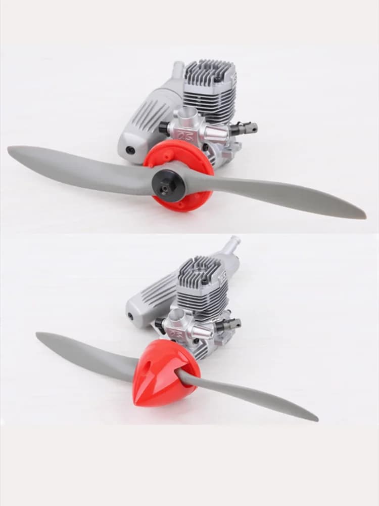 Spinner 38mm 45mm 51mm 57mm 63mm 70mm 75mm en plastique pour avion à voilure fixe RC résistance aux hautes températures Gemfan Spinner 2 pièces