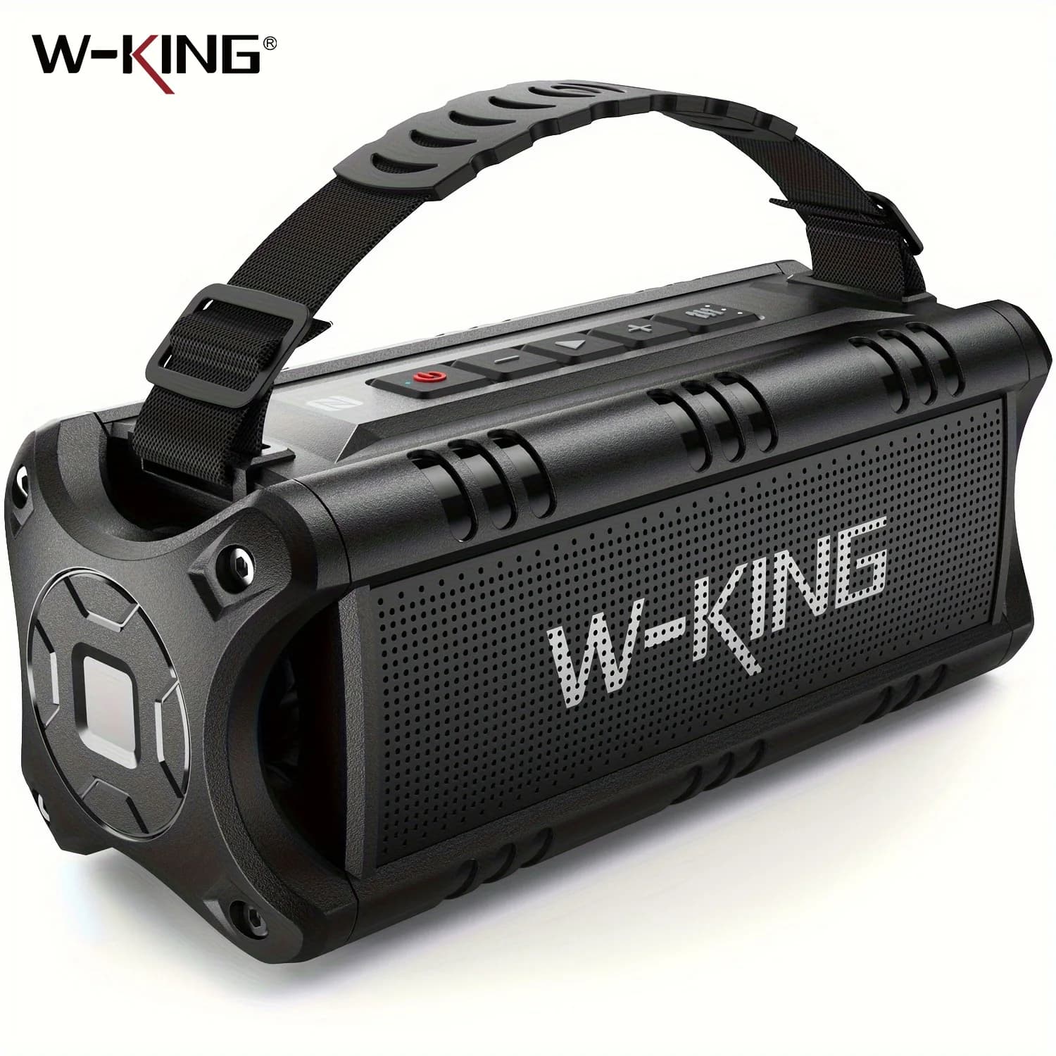 Haut-parleur Bluetooth W-KING D8mini-1, haut-parleurs portables sans fil 30W, étanches IPX6, autonomie 24H, EQ, AUX, carte TF