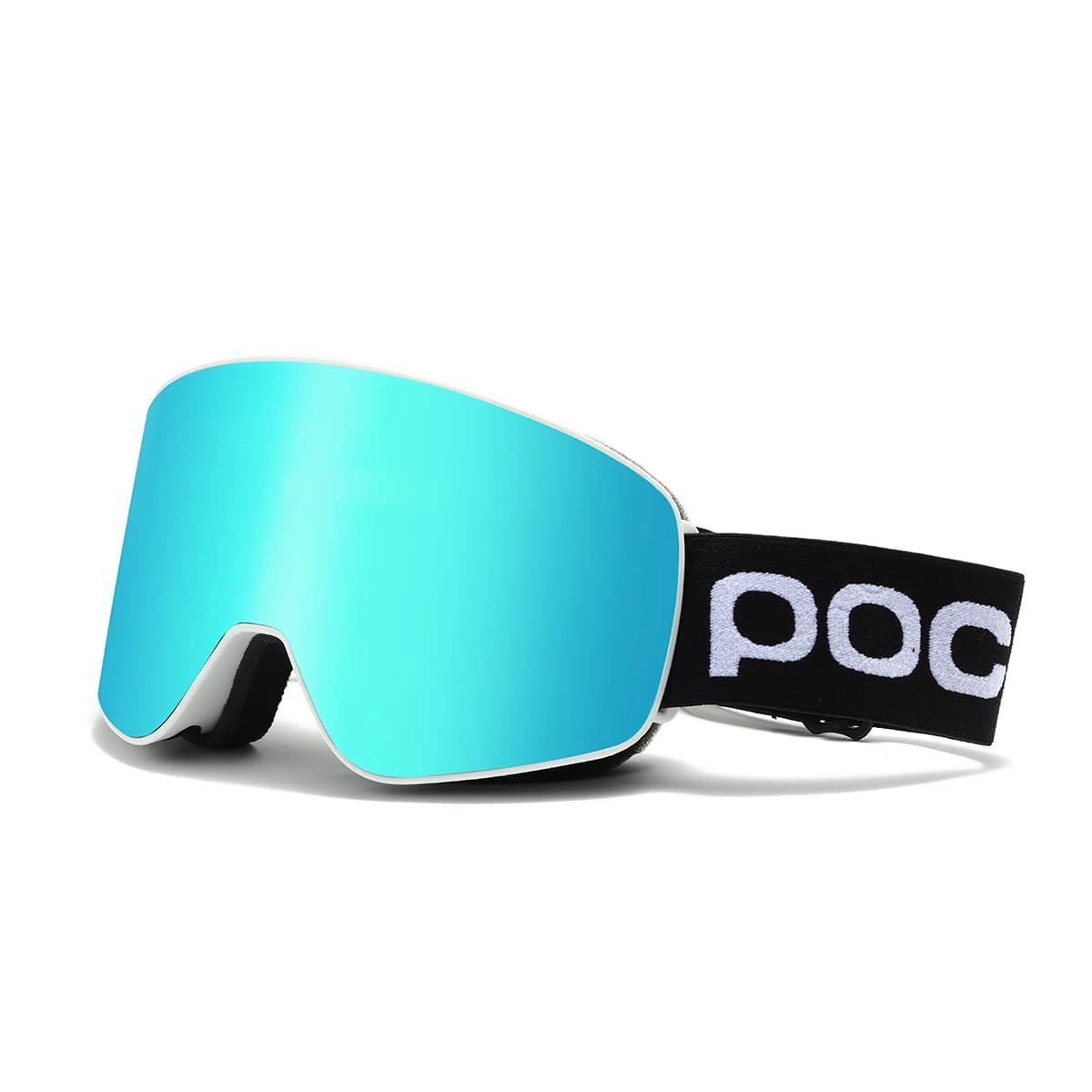 Lunettes de ski POC. Verres de lunettes avec fonction d'attraction magnétique. Lunettes de ski antibuée haute définition