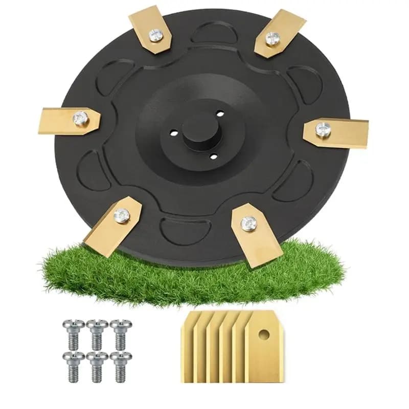 ABIY pour tondeuse à gazon robotisée Segway, compatible avec Navimow I105E, ensemble de disques de coupe, plaque de couteau + 12
