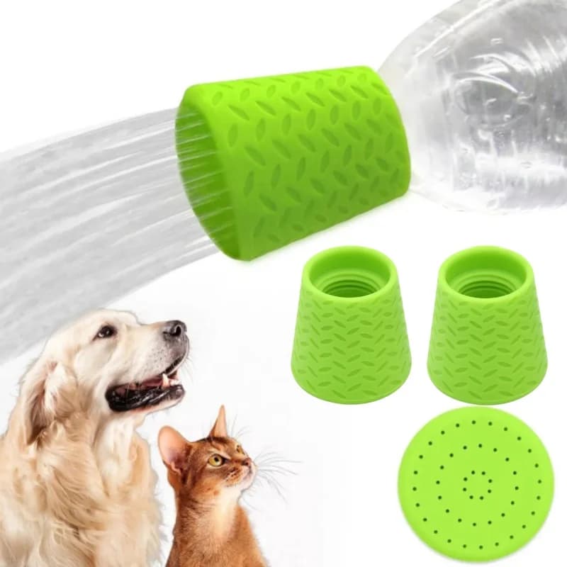 Douche pour animaux de compagnie Silicone Portable pomme de douche pour animaux de compagnie en plein air chat et chien douche fournitures de