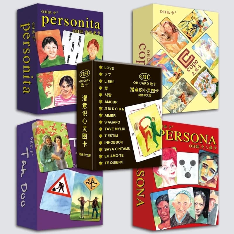 Nouveau 19 sortes de cartes de psychologie OH Cope/Persona/Habitat/Shenhua jeu de société jeux de cartes drôles pour fête/famille