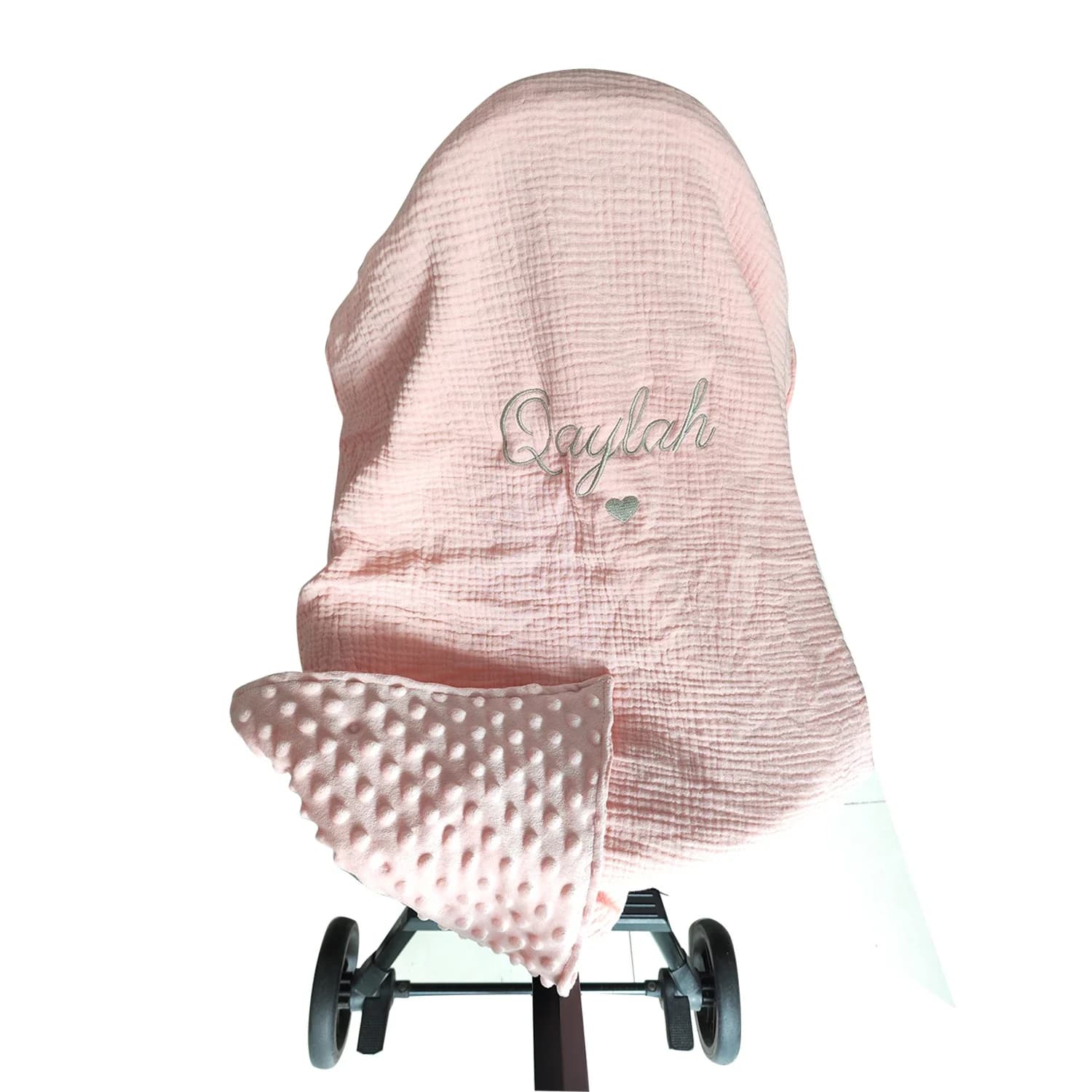 Couverture polaire avec nom personnalisé pour bébé, couette pour bébé, literie pour bébé, lange d'emmaillotage, poussette pour nouveau-né,