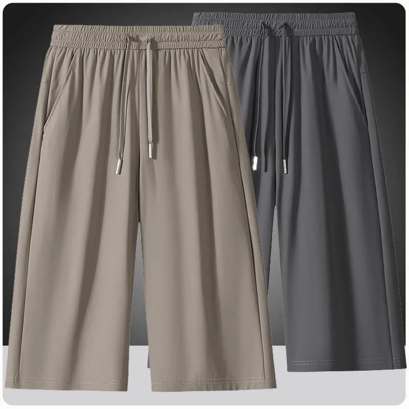 Grande taille 7XL 8XL haute qualité hommes 3/4 longs randonnée Capri Shorts pour hommes Streetwear Cargo court pour voyage d'été pantalons