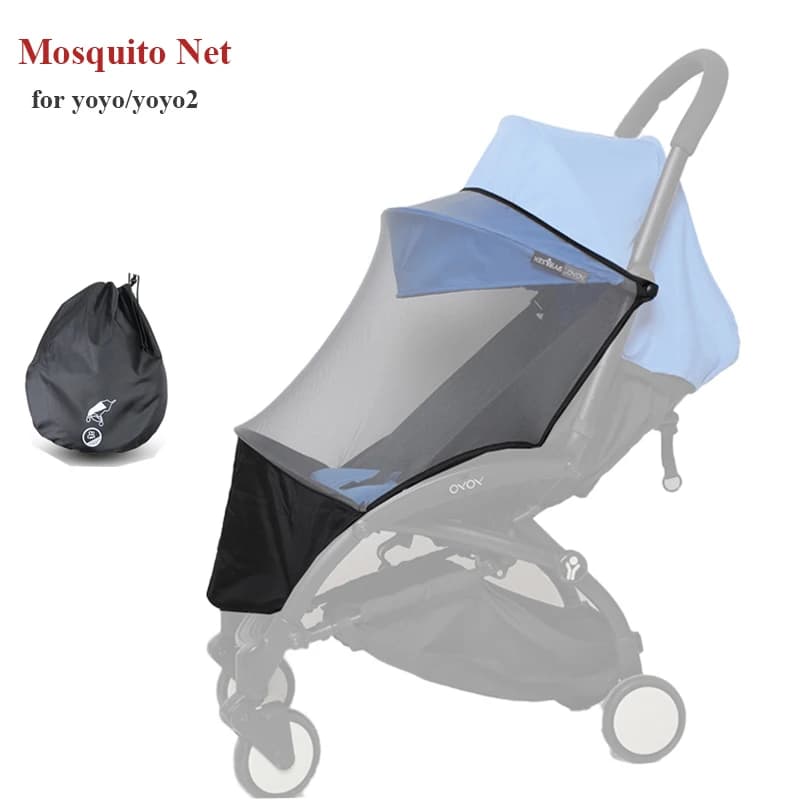 Accessoires de poussette pour bébé, moustiquaire pour Yoyo Yoyo2 avec poche pour les pieds, matériau 1:1, Protection contre les insectes volants,