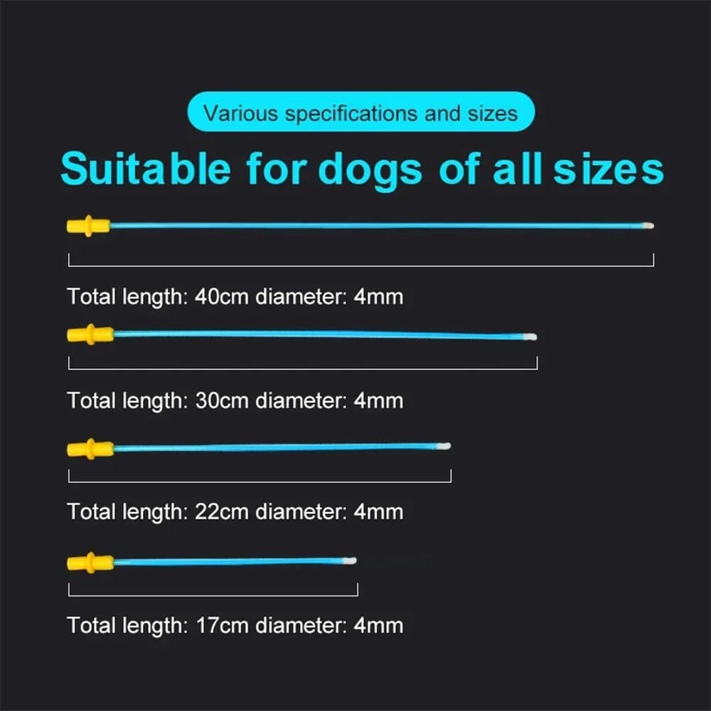 50 PIÈCES Vente en gros Cathéter jetable pour le transport du sperme canin, pour l'insémination artificielle des chiens