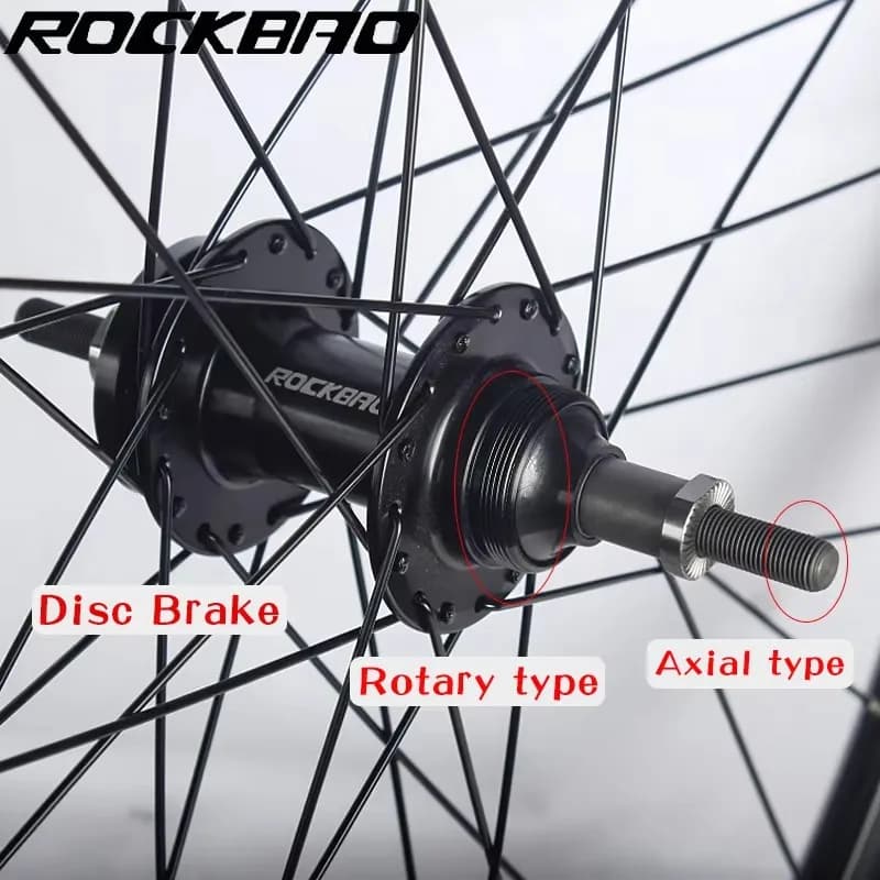 VTT vélo de route 24 26 27.5 pouces 700C roues frein à disque Axial Double couche en alliage d'aluminium 26er 2 roulements vtt roue de vélo