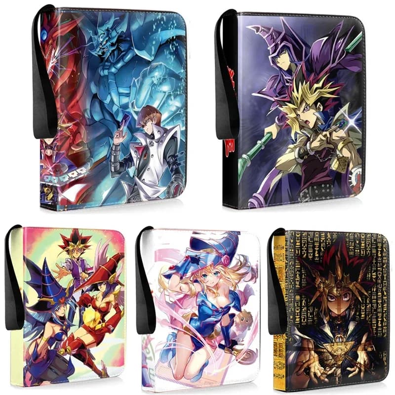 400 pièces/900 pièces Album de cartes livre Anime Yu Gi Oh carte de Collection fermeture éclair cartes de jeu support de reliure enfants jouets