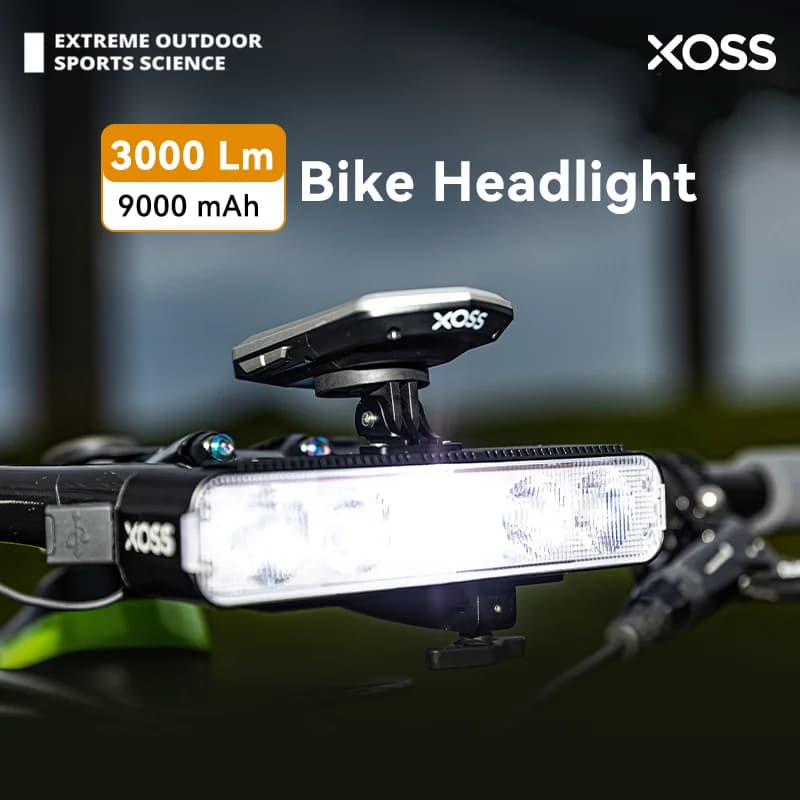 XOSS-Lampe de poche en alliage d'aluminium ultraléger pour vélo, lampe de vélo, lampe avant de vélo, lampe de sauna, étanche, aste, VopeC,