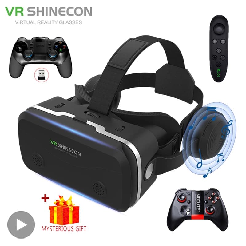Réalité virtuelle VR lunettes 3D casque appareils Viar casque lunettes lentilles intelligentes pour Smartphones téléphone Mobile Realidade casque