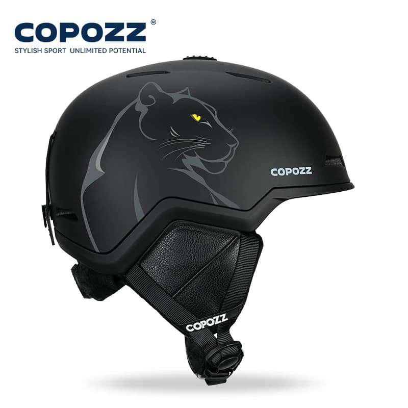 COPOZZ hiver Ski Snowboard casque semi-couvert Anti-impact casque de sécurité cyclisme motoneige Ski protection pour adulte et enfant