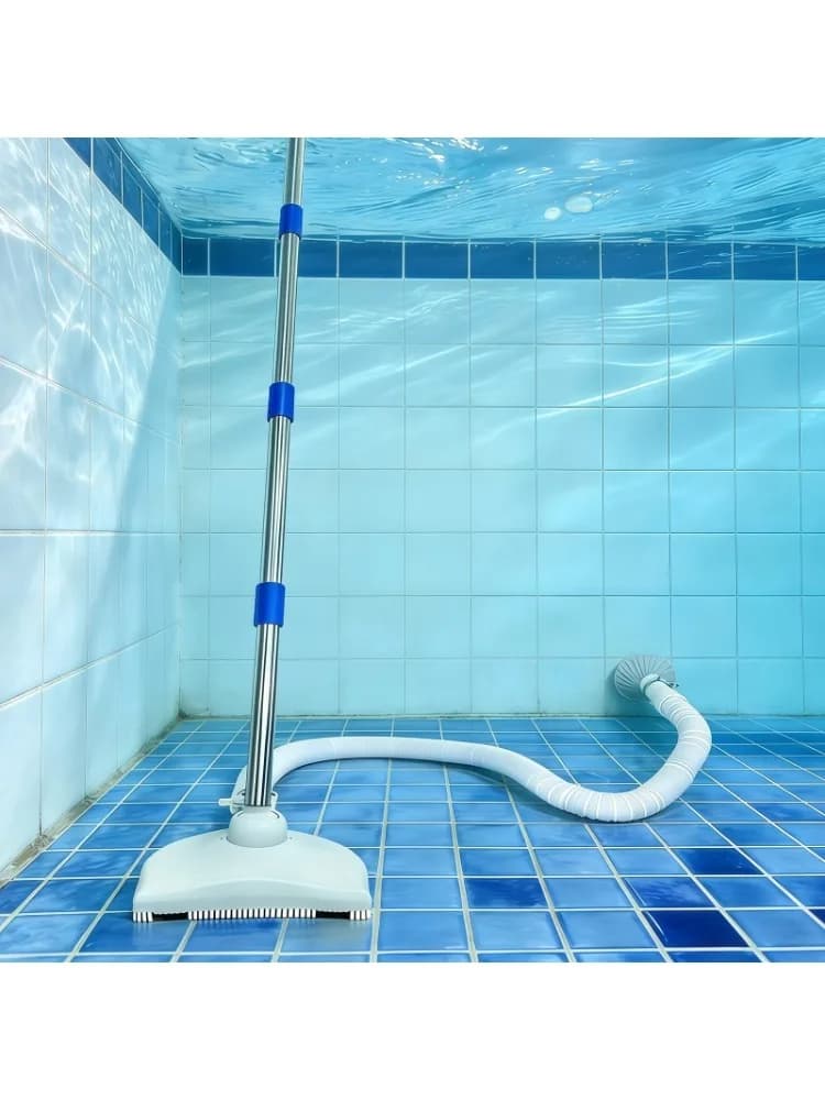 Outil de nettoyage pour piscine, aspirateur automatique à aspiration manuelle, brosse de circulation d'eau pour patio, équipement de spa et bains à