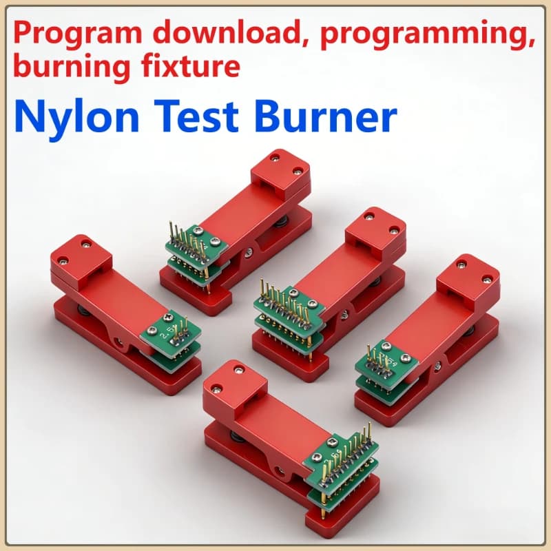 1 pièce Pogo Pin de test à espacement de 2,54 mm, pince de fixation pour PCB, pour téléchargement et programmation, 3P 4P 5P 6P 7P 8P 9P 10P
