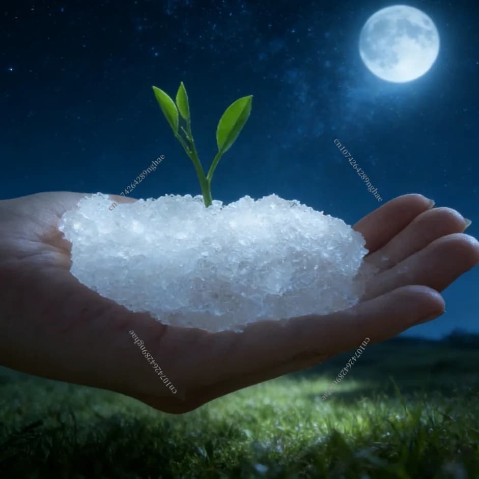 Gel hydrogel professionnel de qualité supérieure à 100 % de polyacrylate de potassium pour l'agriculture et la plantation de choux