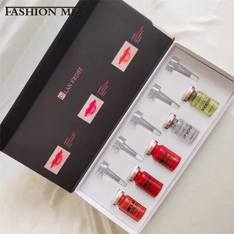 Kit de démarrage crème sérum BB pour les lèvres 8ml Corée – Gloss pigmenté longue tenue hydratant pour le soin des lèvres