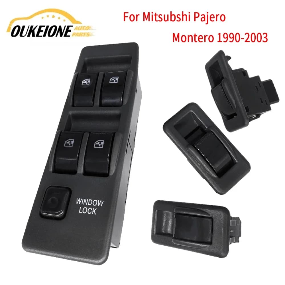 Pour Mitsubishi Pajero Montero 1990 - 2003 commutateur de fenêtre de conducteur électrique bouton de levage de verre MR 753373   MR 731813  