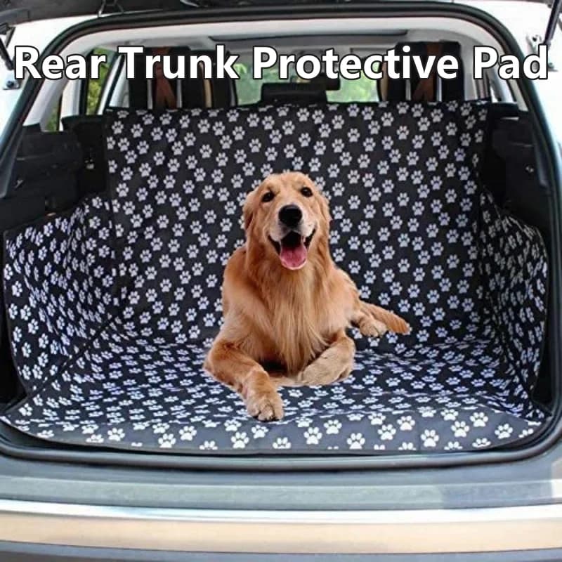 Protecteur de coffre de voiture pour chien, imperméable, housse de chargement pour animaux de compagnie, anti-rayures, résistant aux déchirures,