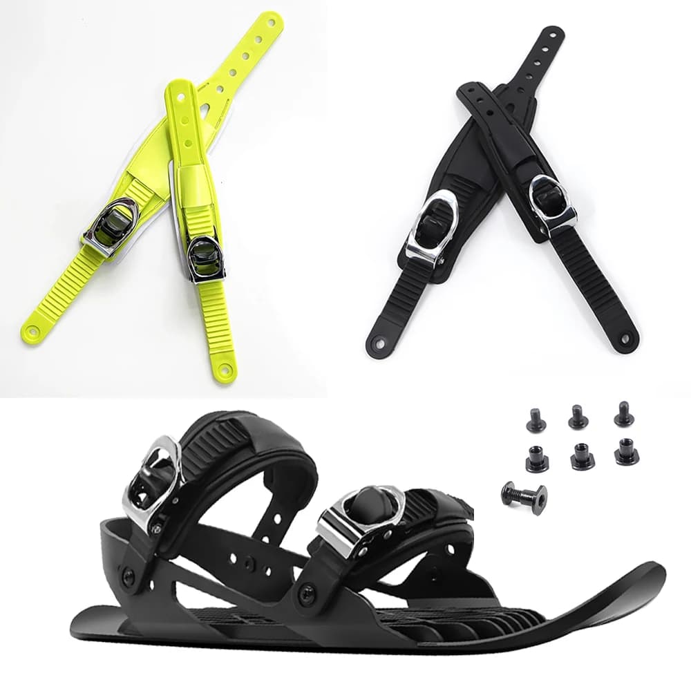 Nouvelles sangles de Snowboard, matériel à cliquet coloré, sangle à boucle, Base métallique, accessoires de bottes de Ski avec vis et échelle à