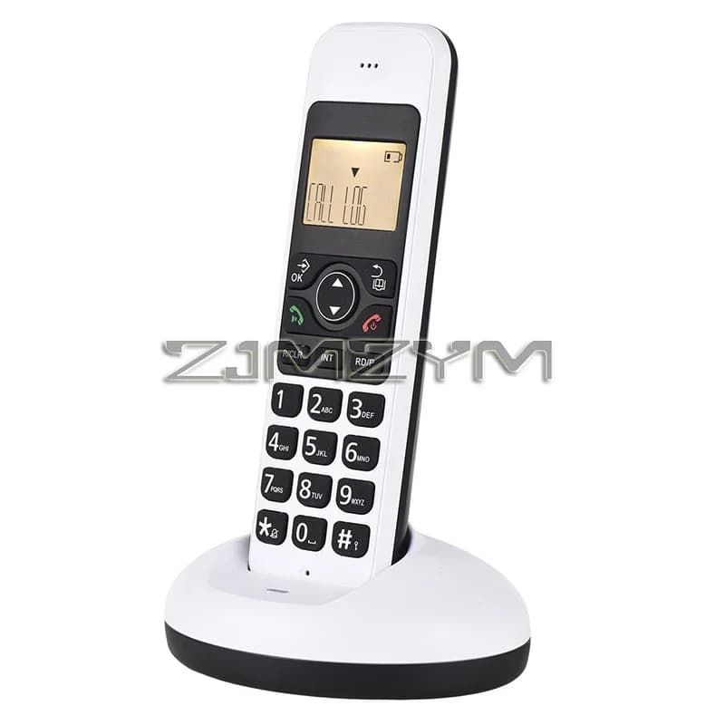 Téléphone fixe sans fil avec identification de l'appelant, téléphones rétroéclairés pour le bureau et la maison
