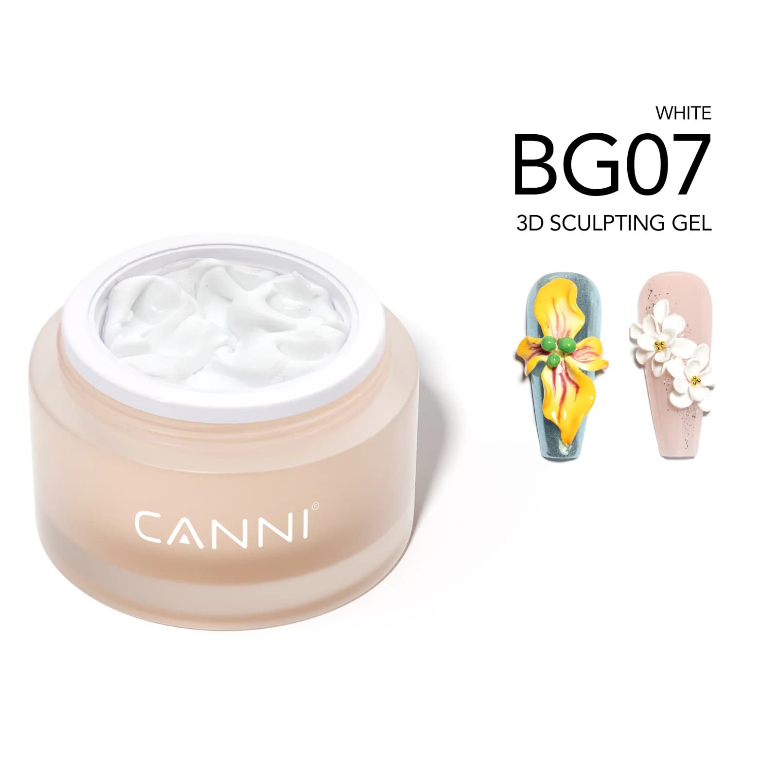 Gel multifonctionnel CANNI 10 ml, gel sculptant 3D, sans TPO, sans PVC, gel de modelage, sans brûlure, à retirer par trempage, gel sculptant UV LED