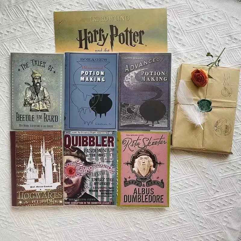 Anime magique périphérique Fans maison cahier Potions livre Quibbler couverture bloc-notes étudiant enfants papeterie cadeaux d'anniversaire