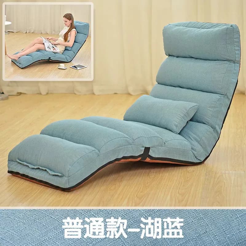 Canapé paresseux japonais pliant multifonctionnel, balcon simple, chambre à coucher, tatami, chaise de sol créative décontractée